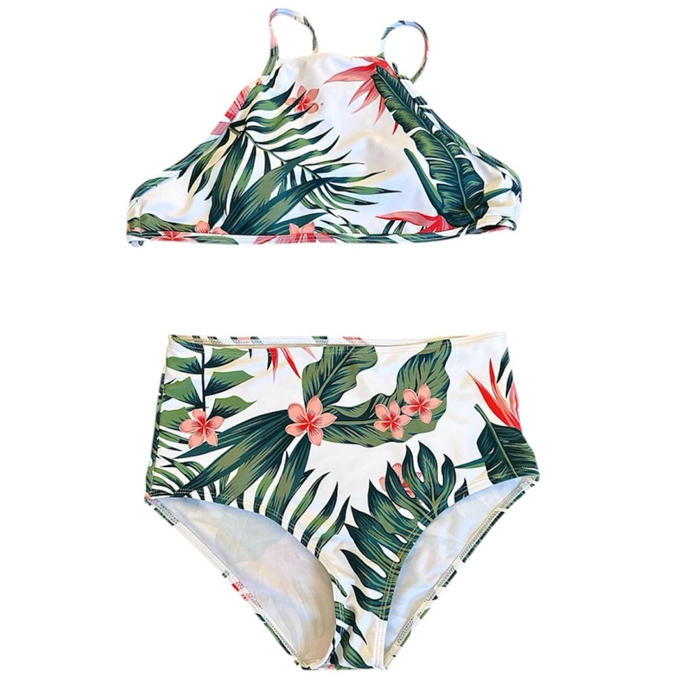2 Pc Tropical Bikini Set